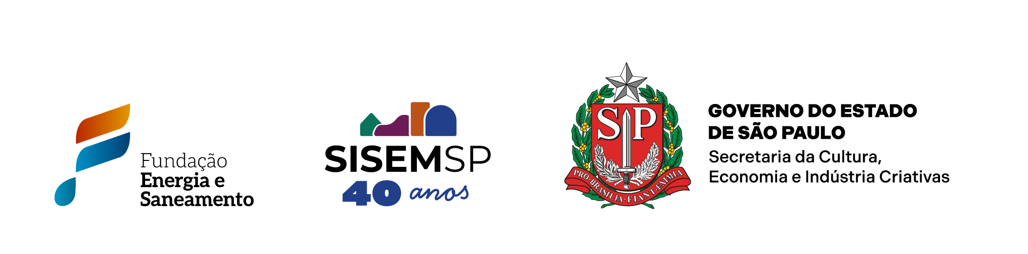 Fundação Energia e Saneamento · SISEM-SP · Governo do Estado de São Paulo — Secretaria da Cultura, Economia e Indústria Criativas